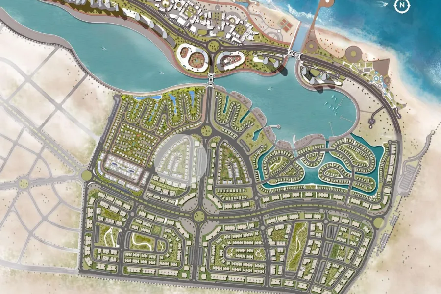 Penthouse for sale (Mazarine - El Alamein) 71 m + 79 terrace