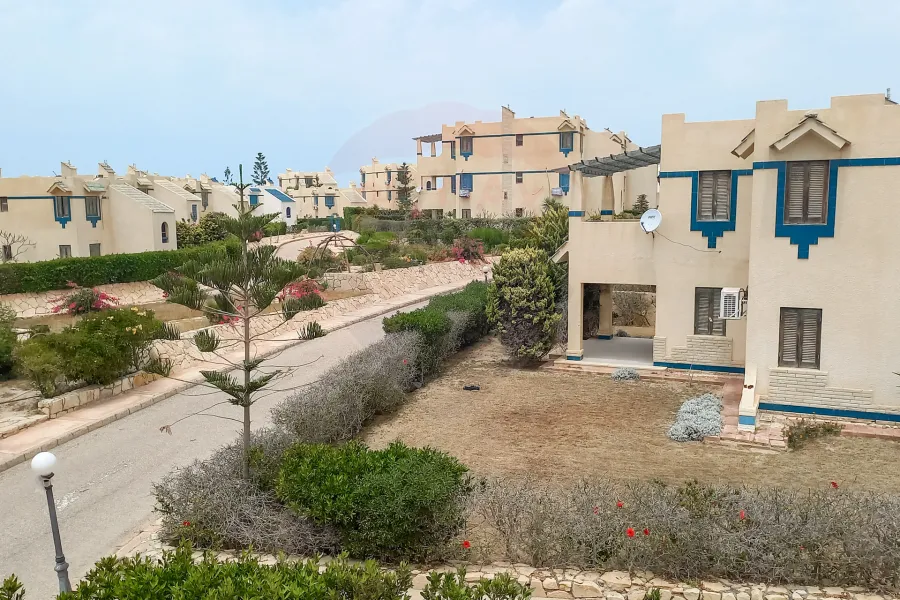 شاليه مفروش للايجار 110 م الساحل الشمالى ( قرية مينا4)