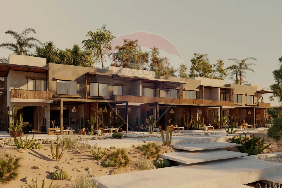 شاليه أرضي + حديقة للبيع الساحل (رأس الحكمة - مشروع جيفيرا ايلا) 86 م