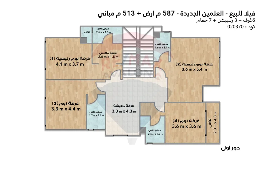 Stand alone villa for sale New Alamein (Mazarine - City Edge)