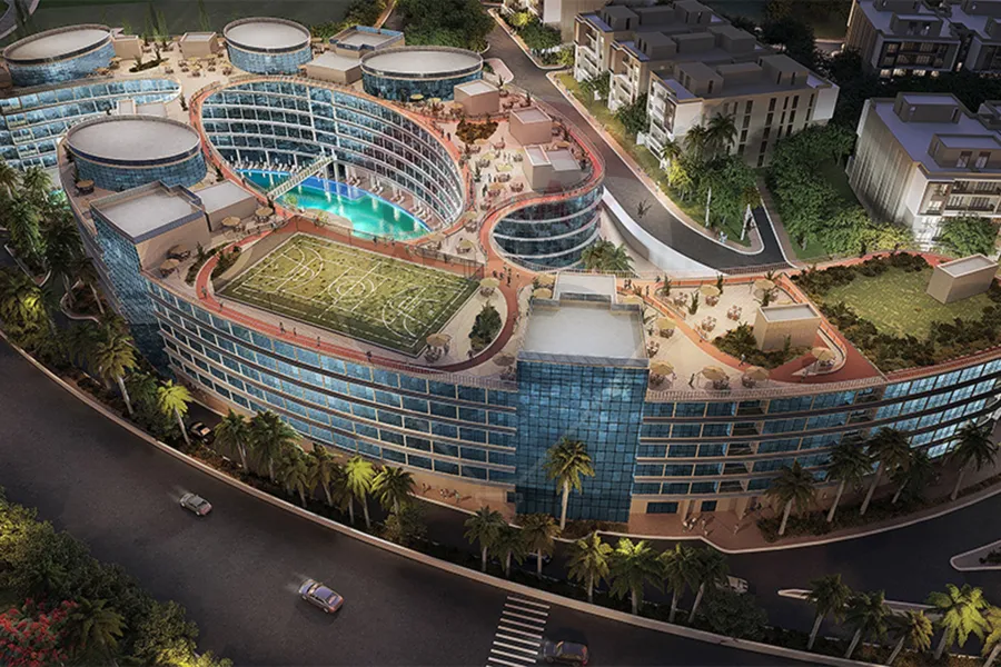 ستوديو فندقي للبيع 48 م (Lake Residence - التجمع الخامس)