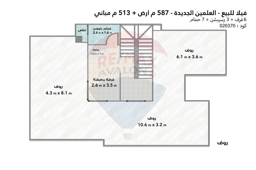 Stand alone villa for sale New Alamein (Mazarine - City Edge)