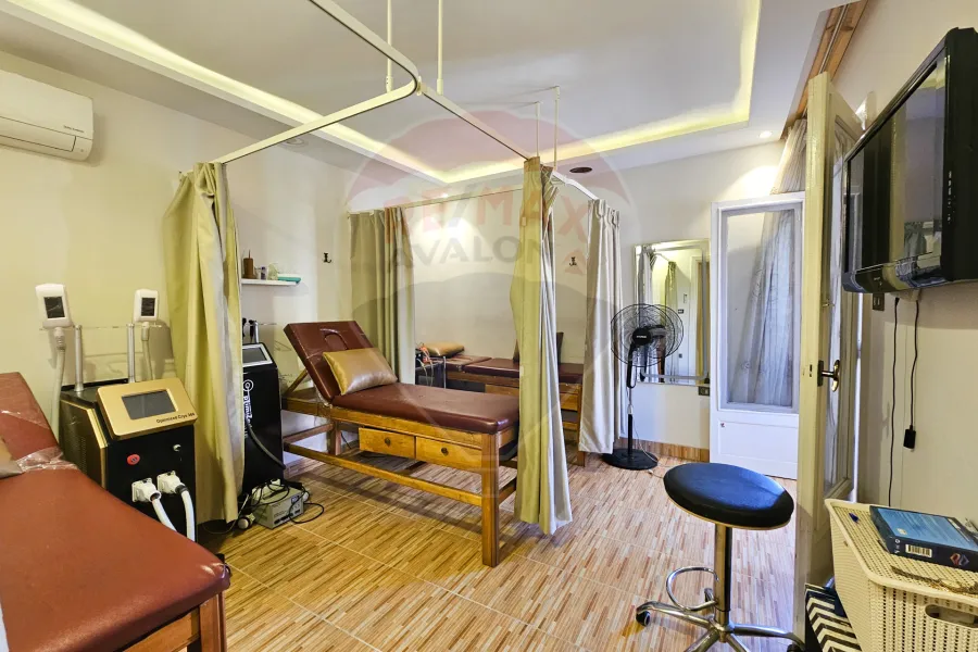 شقة اداري للإيجار المفروش 100 م سموحة (تعاونيات سموحة)