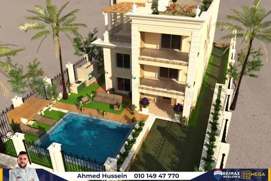 فيلا ستاند الون للبيع 450 م (كومباوند ميروزا)