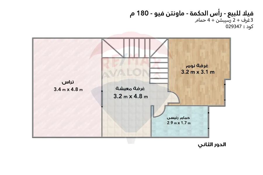 تاون هاوس للبيع (ماونتن فيو - راس الحكمة ) 180 م