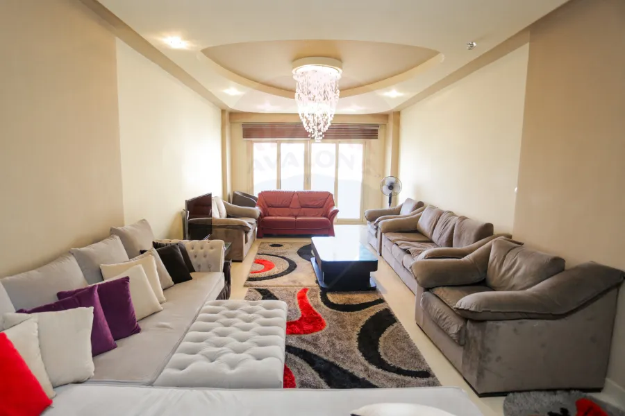 Furnished apartment for rent 230 m Gleem ( branched from the sea-steps from the tram)