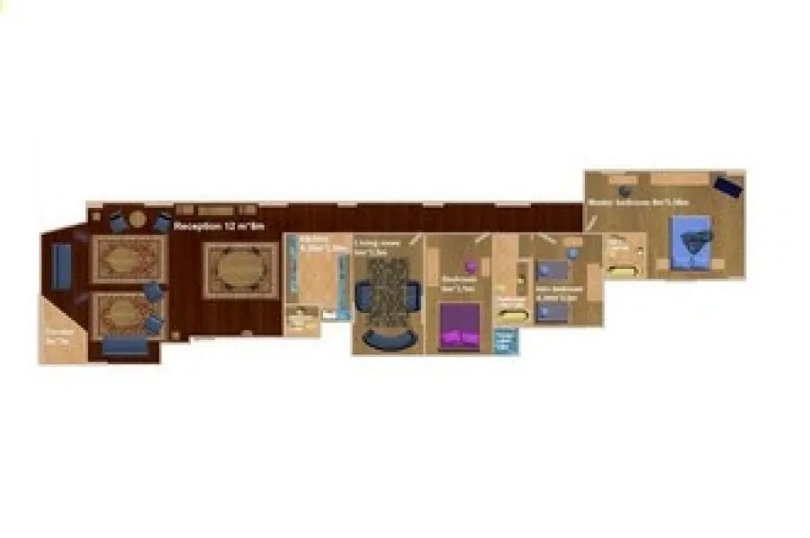 شقة للبيع 255م سموحة ش كمال الدين صلاح