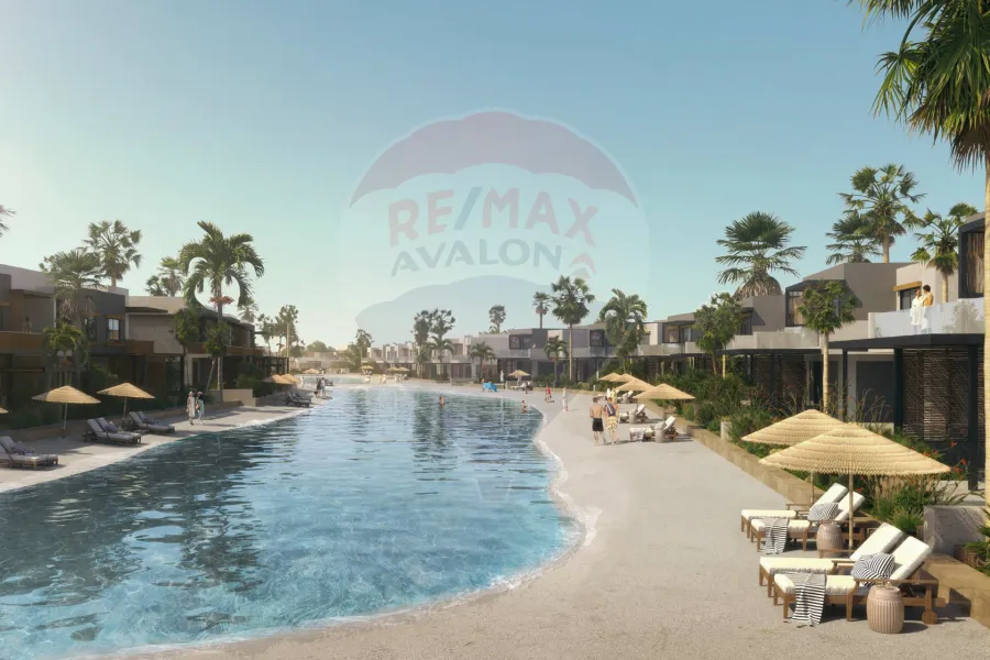 شاليه أرضي + حديقة للبيع الساحل (رأس الحكمة - مشروع جيفيرا ايلا) 86 م