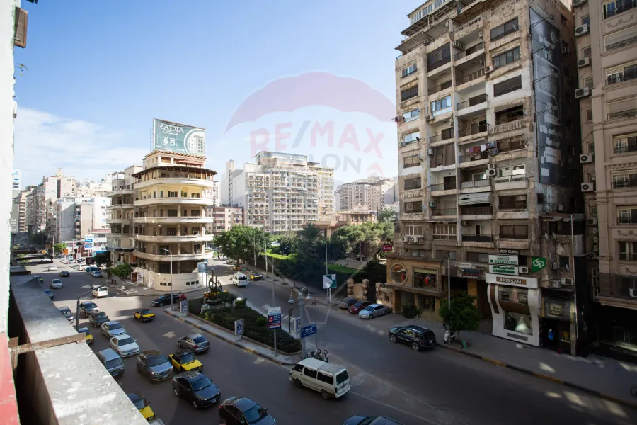 Administrative apartment for rent 300 m Roushdy (Abu Qir St.)