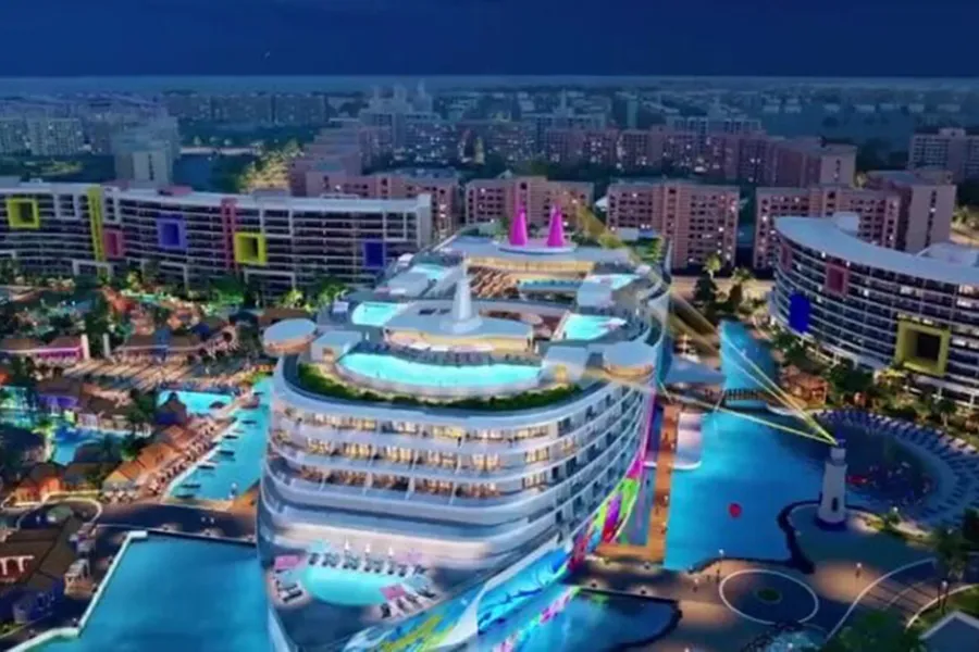 شاليه أرضي بجاردن للبيع (بورتو جولف - اطلانتس) 45 م