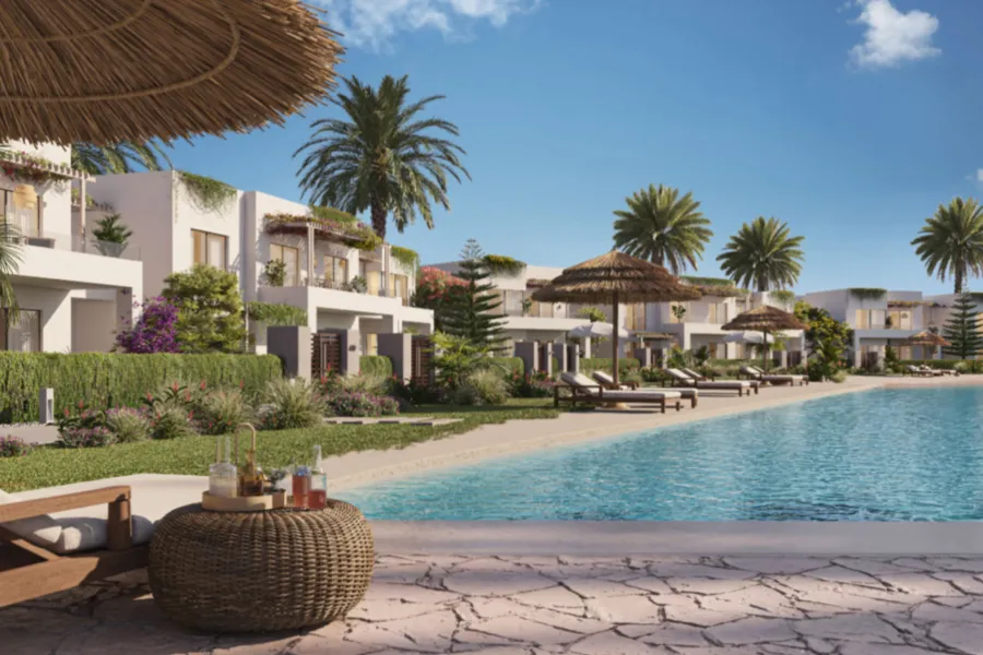 Chalet for sale (Sea shore - Ras Al-Hikma) 100 m