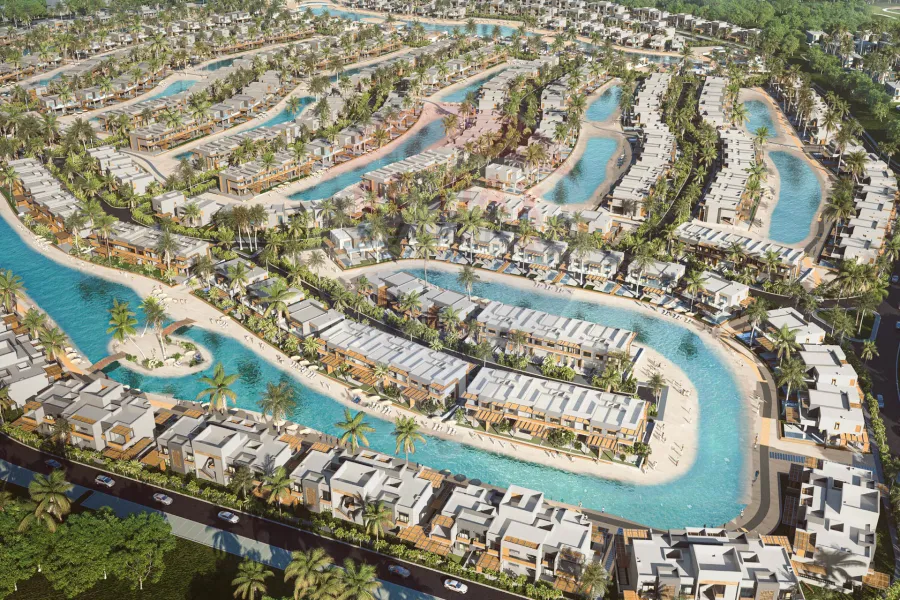 شاليه أرضي + حديقة للبيع الساحل (رأس الحكمة - مشروع جيفيرا ايلا) 86 م