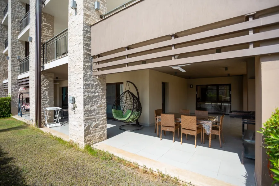 شاليه ارضي بحديقة دابل فيو للبيع 345 م مراسي (مارينا 1)