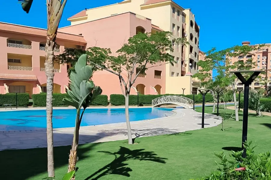 Ground floor duplex with garden for sale (Marina Valley) 168 m + 105 m garden - 3,500,000 EGP