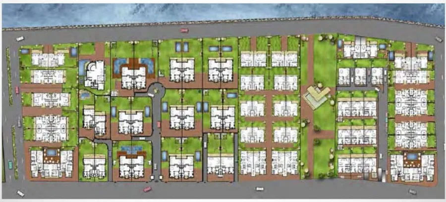 Duplex Apartment For Sale 220m +50m Garden King Marriott (Spring House Compound - Near Khatab Oasis)