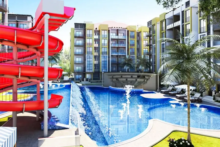 ستوديو أرضي بجاردن للبيع (بيو بيلا) 35 م