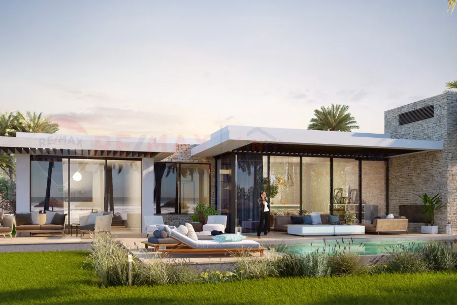 شاليه ارضي بجاردن للبيع (سيلفر ساند - راس الحكمة) 120 م