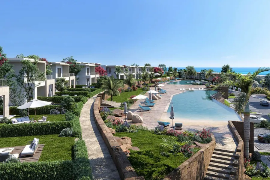 Chalet for sale (Sea shore - Ras Al-Hikma) 100 m