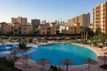 شاليه بروف للبيع العلمين (مارسيليا لاند) 100 م + 100 رووف