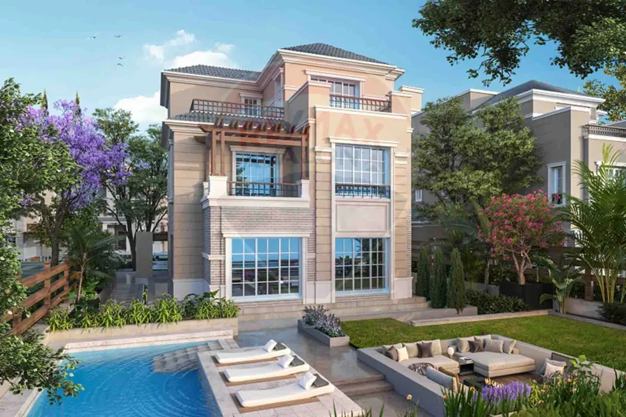 فيلا ستاند الون للبيع 405 م سموحة (كمبوند الفرات - مروج)