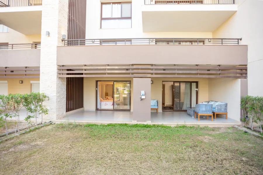 شاليه ارضي بحديقة دابل فيو للبيع 345 م مراسي (مارينا 1)