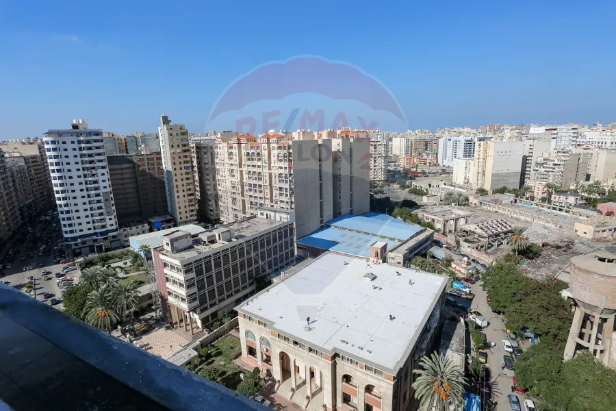 شقة للإيجار 285 م مباني + 210 م تراس سموحة (شارع زكي رجب)