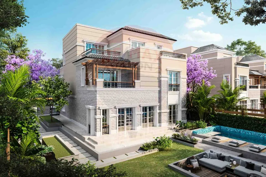 فيلا ستاند الون للبيع 405 م سموحة (كمبوند الفرات - مروج)