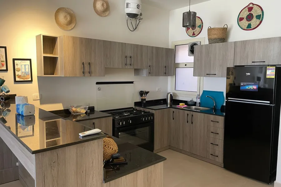 Ground floor chalet with garden for sale (Hacienda Bay - Sidi Abdel Rahman) 153 m + 218 m garden - 12,500.00 EGP (down payment + over)