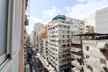 شقة للايجار 155م سموحة ( ميدان فيكتور عمانويل )