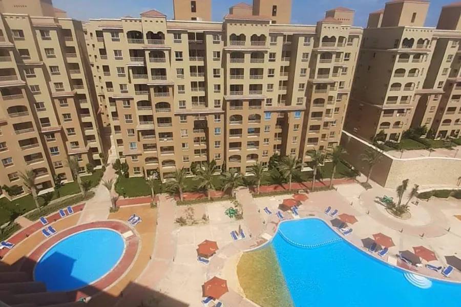 شاليه للبيع (أكوا فيو - الكيلو 91) 105 م