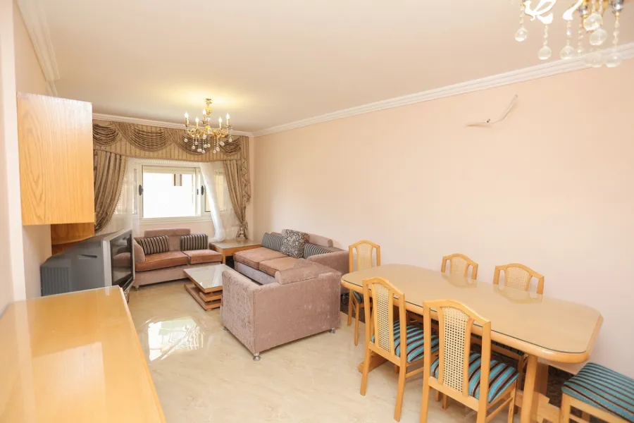 furniched Apartment For rent 130 m Smouha (Green towers)