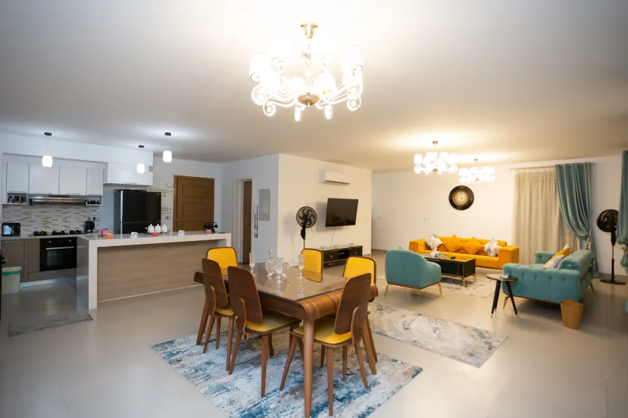 شاليه ارضي بحديقة دابل فيو للبيع 345 م مراسي (مارينا 1)