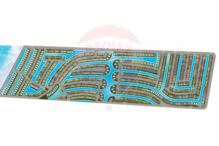 Middle townhouse villa for sale (Azar Island - Ras El Hekma) 105 m