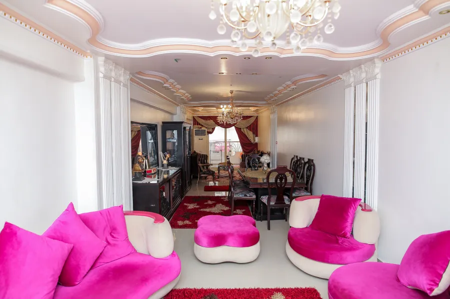 شقة للايجار مفروش 195م كفر عبده (فيو حديقة اللنبي)