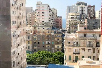 شقة للايجار 142 م الابراهيميه (خطوات من نادي سبورتنج)