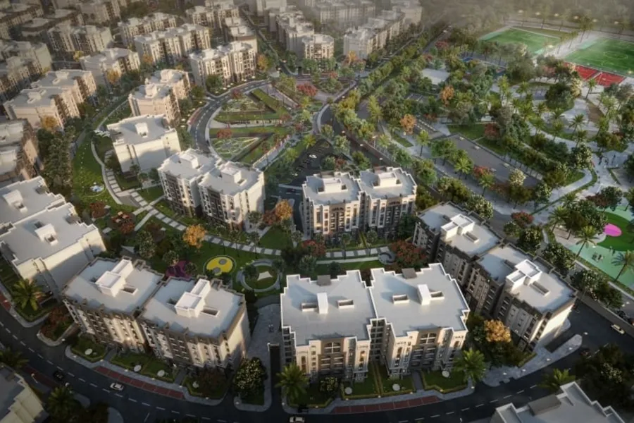 Apartment for sale 154 m + 69 m King Mariout Garden (Alex West Compound)