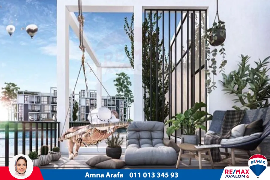 ستوديو للبيع 30م + 10م حديقة الساحل الشمالي (قرية زهرة)