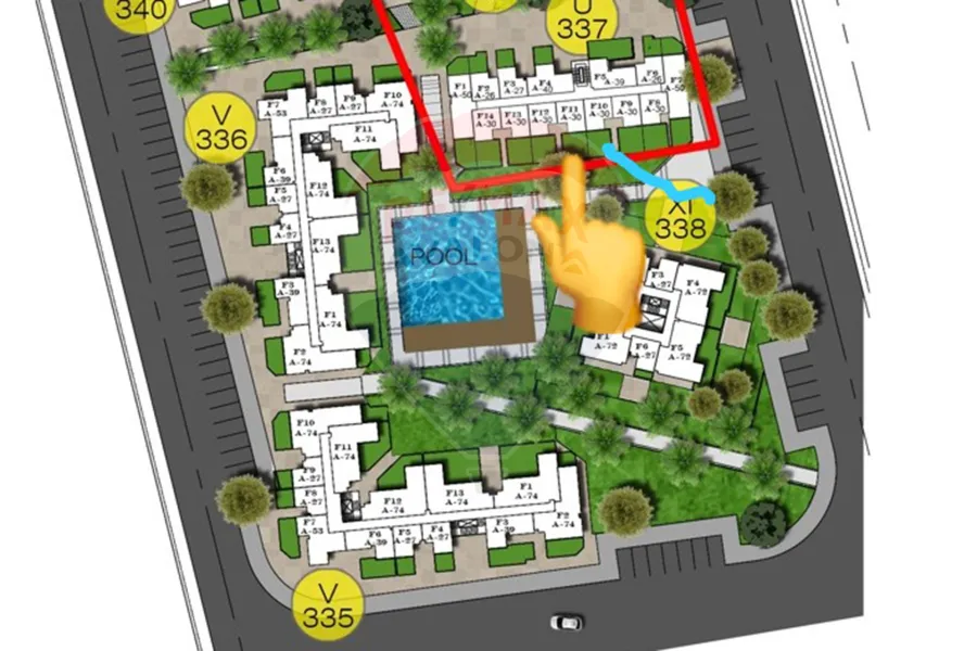 Chalet for sale north coast (Zahra Village) 40 m - 2,300,000 EGP (down payment + Over)