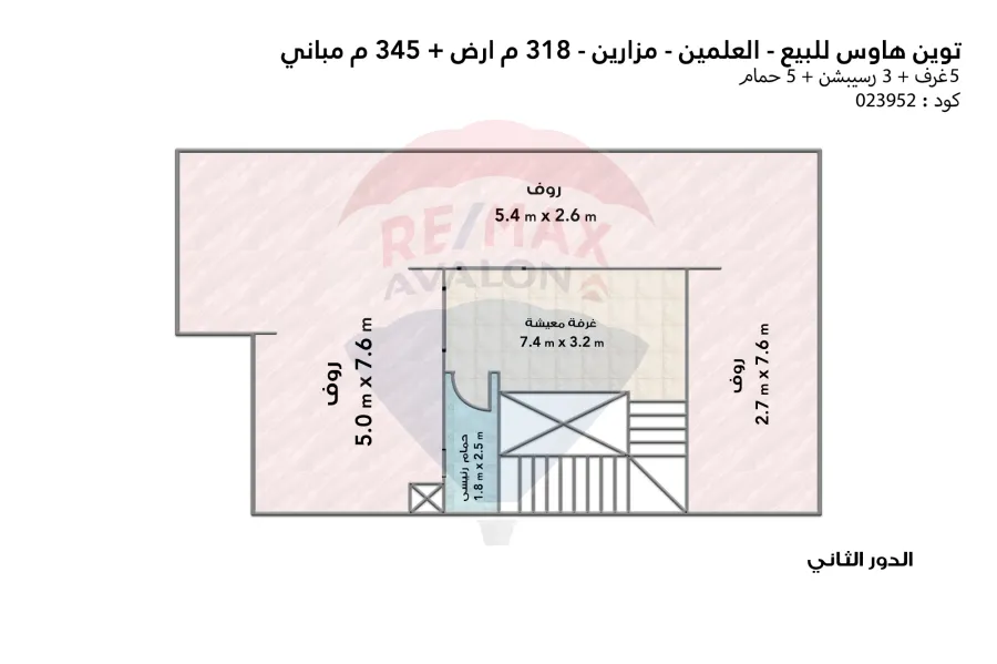 Twin house for sale (Mazarine - City Edge) 318 m