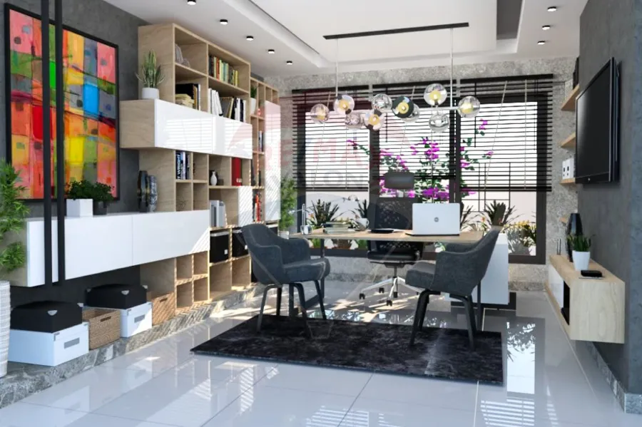 Administrative Office for rent 100 m Louran (Abo Qir St.)