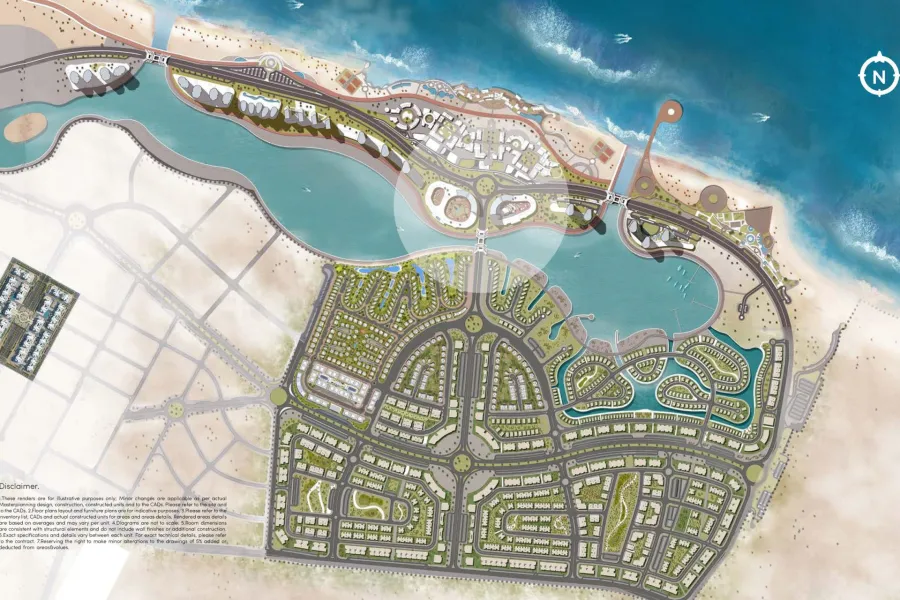 Luxury apartment for sale (The Gate - El Alamein) 210 m