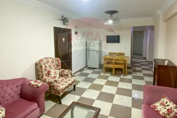 شقة للايجار المفروش 100 م كامب شيزار (متفرع من ش المكتبات)