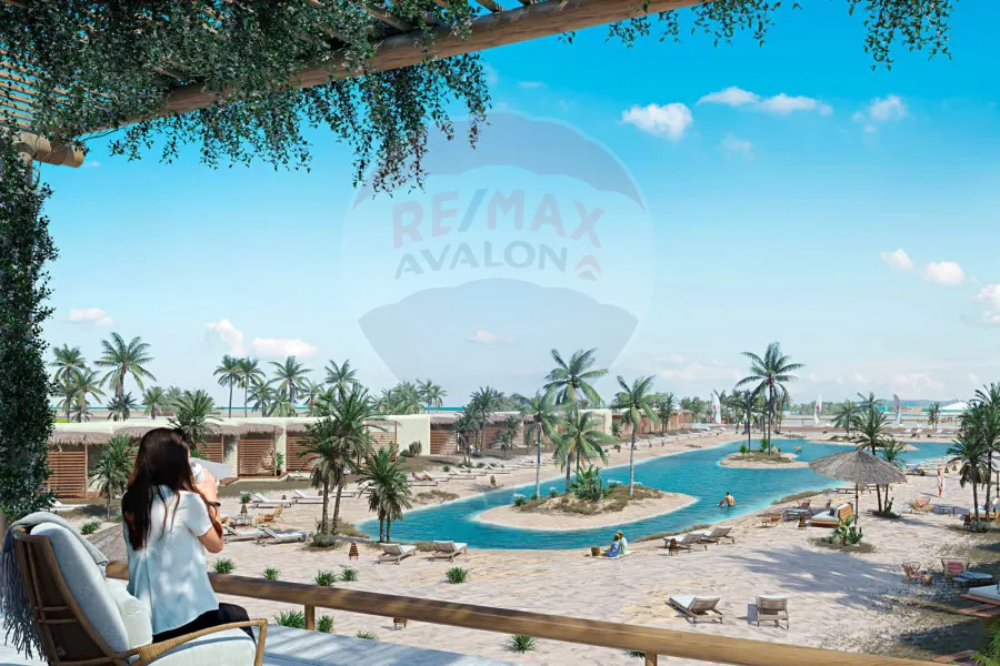 Penthouse for sale (Hacienda West - Ras El Hekma) 111 m + 80 m roof - 5,400,000 EGP (down payment + over)