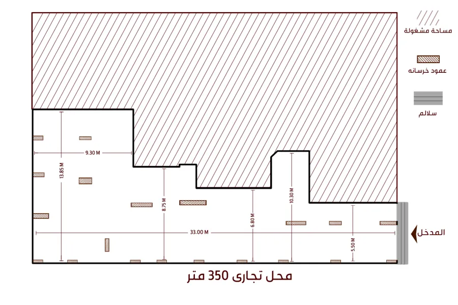مقر تجارى و ادارى للبيع الابراهيمية ( علي الترام مباشرة )