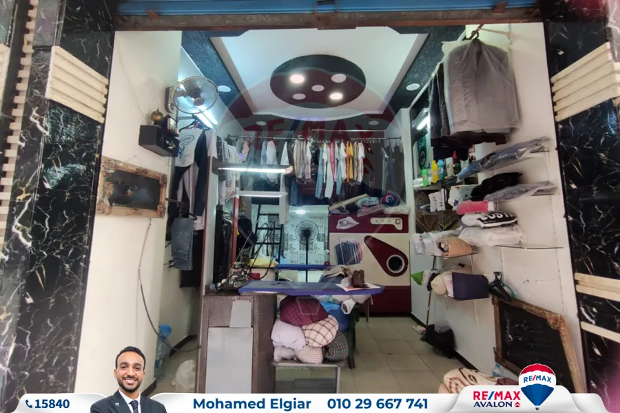 محل للبيع 40 م سيدي بشر (متفرع من ش جمال عبد الناصر)