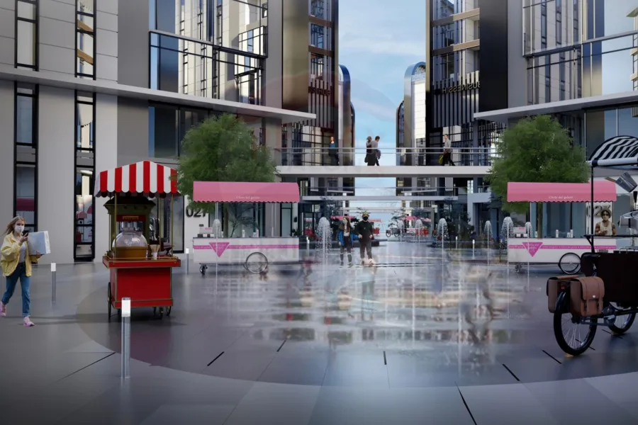 محل للبيع 18 م في اميز موقع في كمبوند ( صواري )