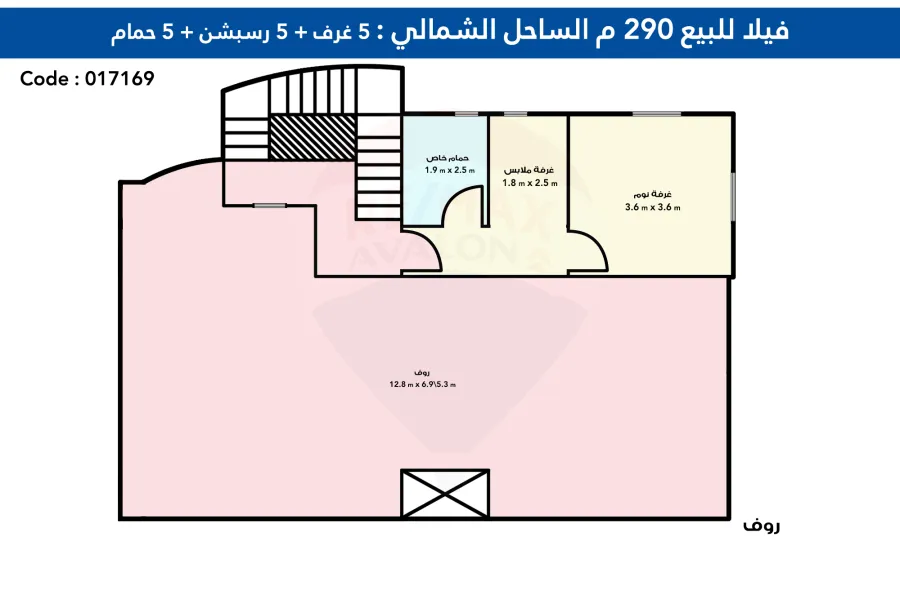 فيلا للبيع 290 م الساحل الشمالى ( قرية مرسيليا بيتش 4) - أول سكن