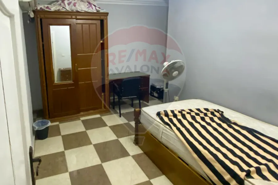 شقة للايجار المفروش 100 م كامب شيزار (متفرع من ش المكتبات)