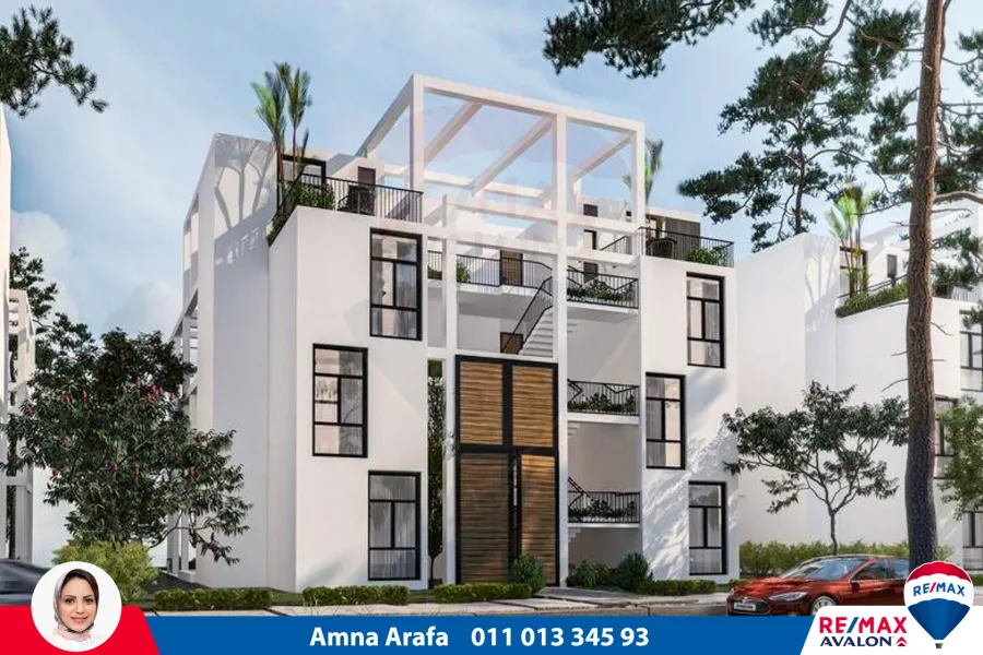 ستوديو للبيع 30م + 10م حديقة الساحل الشمالي (قرية زهرة)