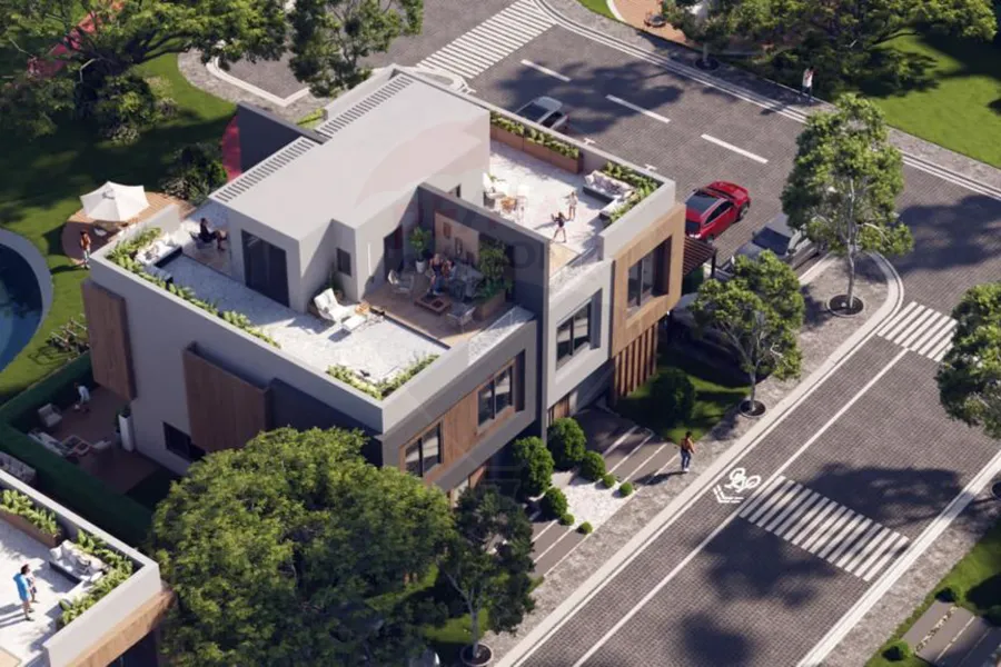 villa town house for sale 210m october (Compound West woods Sun Capital)